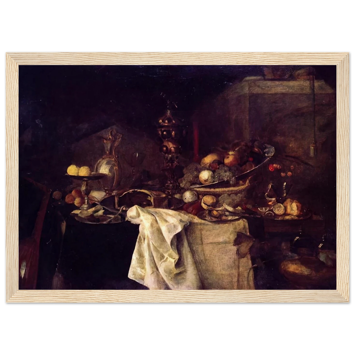 LA DESERTE AFTER JAN DAVIDSZ DE HEEM 1893 Framed Poster | Henri Matisse Framed Prints Wall Art | Henri Matisse Print