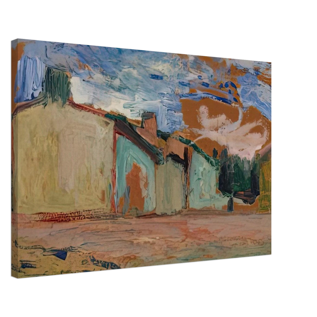 HOUSES FENOUILLET 1898 Canvas | Henri Matisse Canvas | Henri Matisse Print