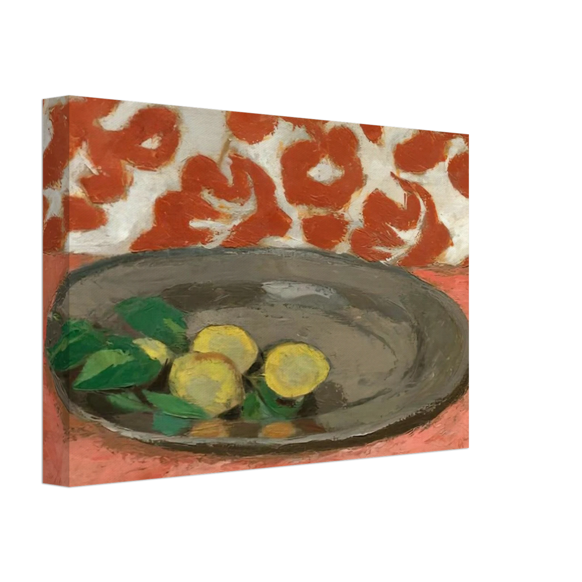 LEMONS ON A PEWTER PLATE 1929 Canvas | Henri Matisse Canvas | Henri Matisse Print