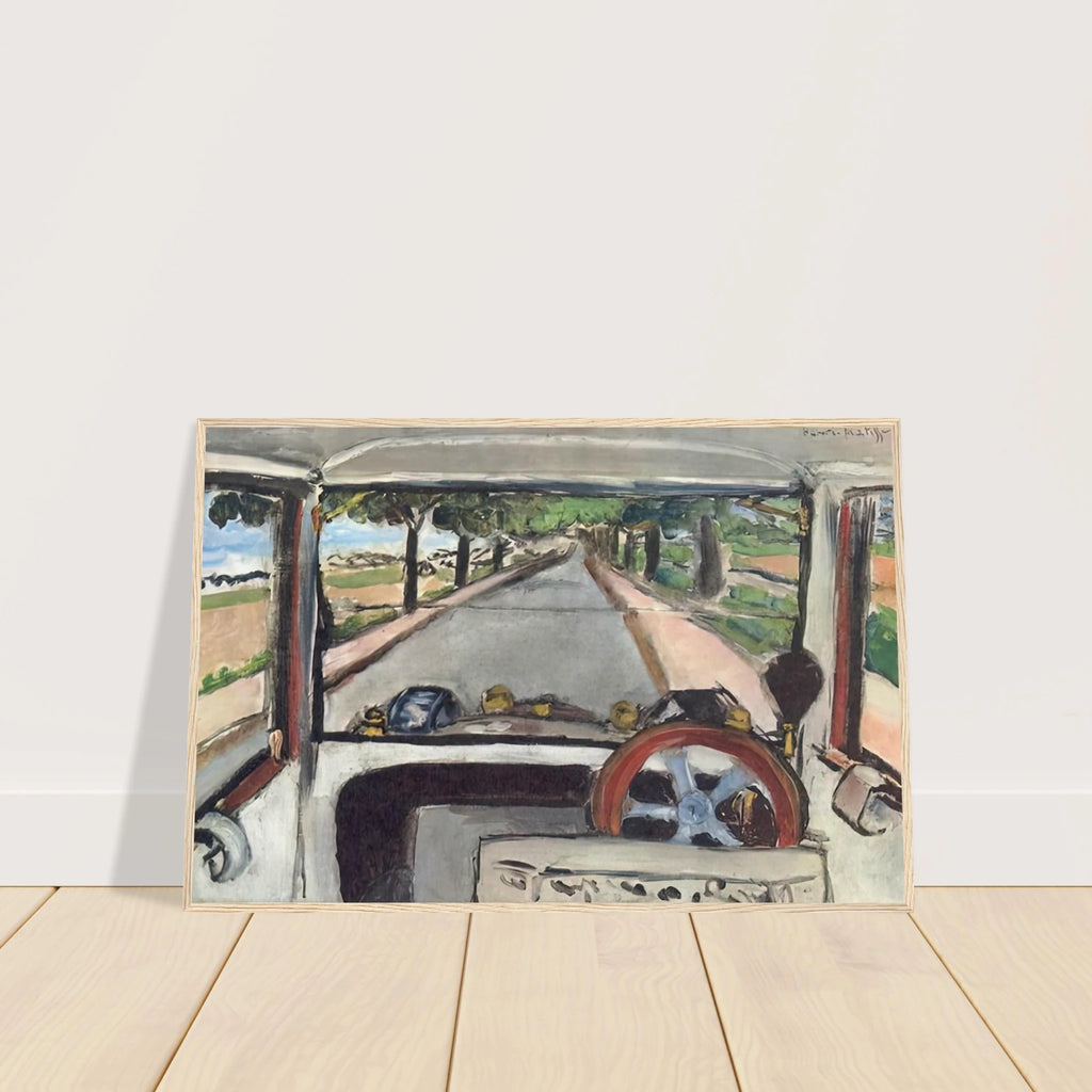 THE WINDSHIELD 1917 0 Framed Poster | Henri Matisse Framed Prints Wall Art | Henri Matisse Print