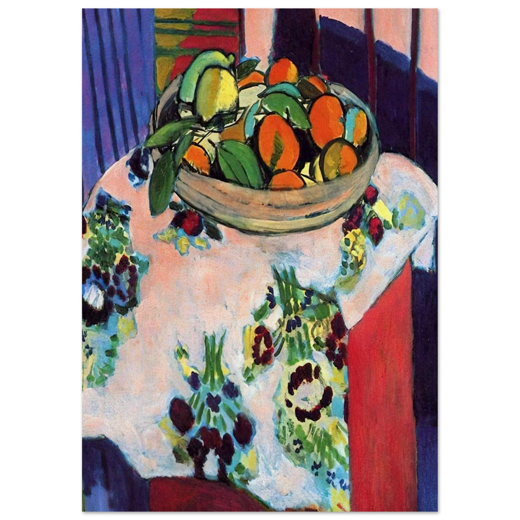 BASKET WITH ORANGES 1913 Poster | Henri Matisse Poster | Henri Matisse Print