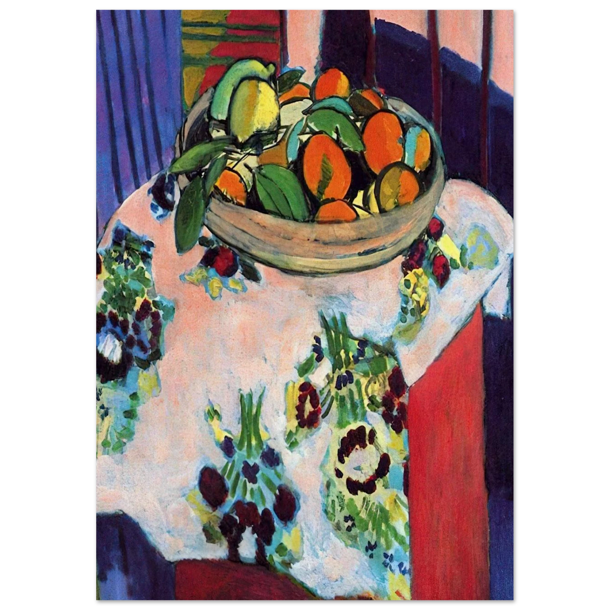 BASKET WITH ORANGES 1913 Poster | Henri Matisse Poster | Henri Matisse Print