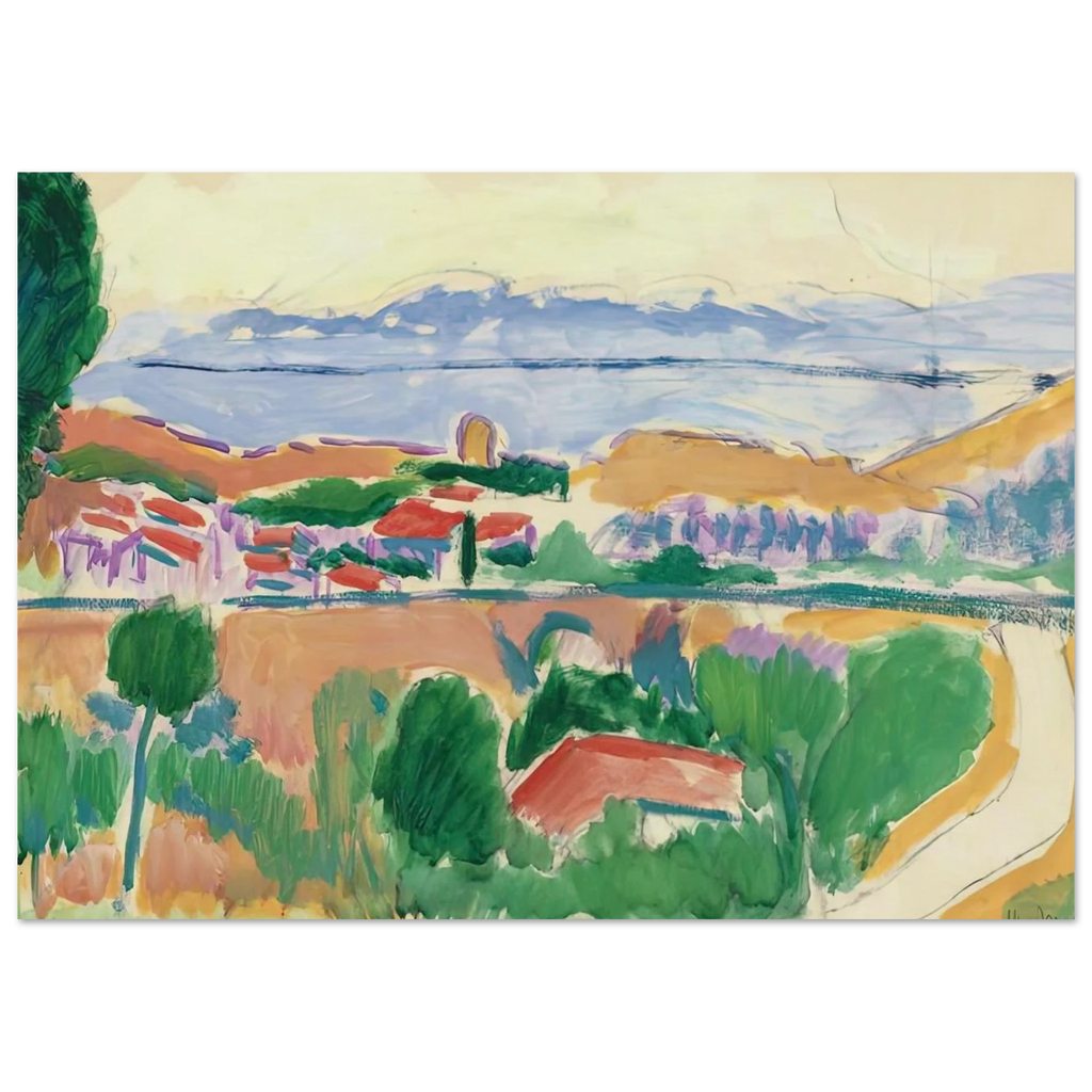 VUE DE COLLIOURE 1906 Poster | Henri Matisse Poster | Henri Matisse Print