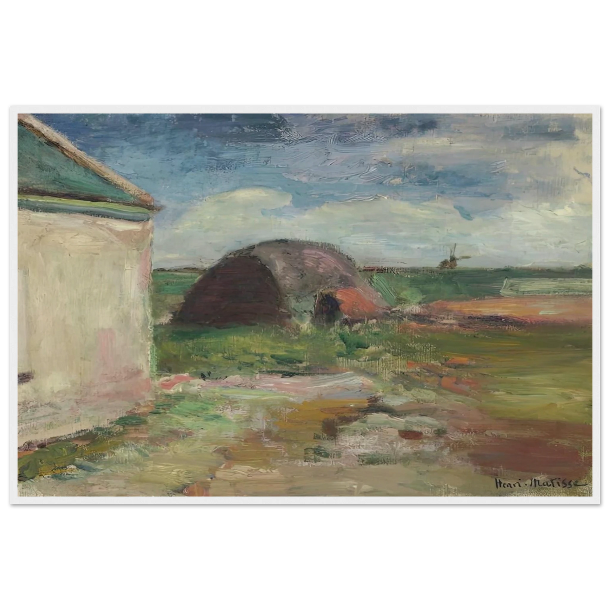 PAYSAGE DE BRETAGNE 1896 Framed Poster | Henri Matisse Framed Prints Wall Art | Henri Matisse Print