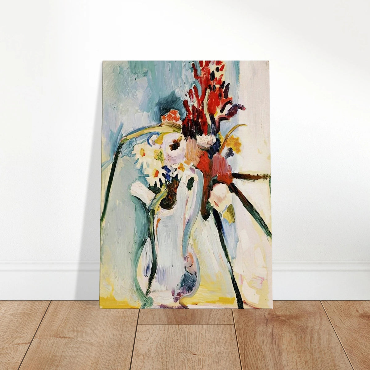 FLOWERS IN A PITCHER 1908 Canvas | Henri Matisse Canvas | Henri Matisse Print