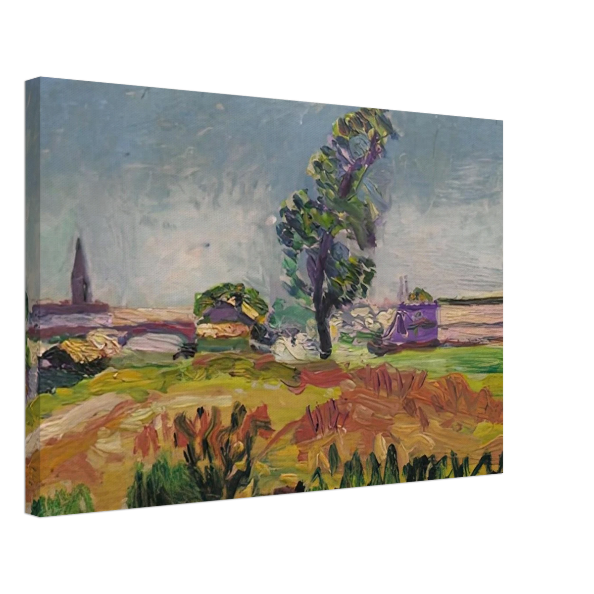 PAYSAGE DES ENVIRONS DE TOULOUSE LE PONT DES DEMOISELLES 1898 Canvas | Henri Matisse Canvas | Henri Matisse Print