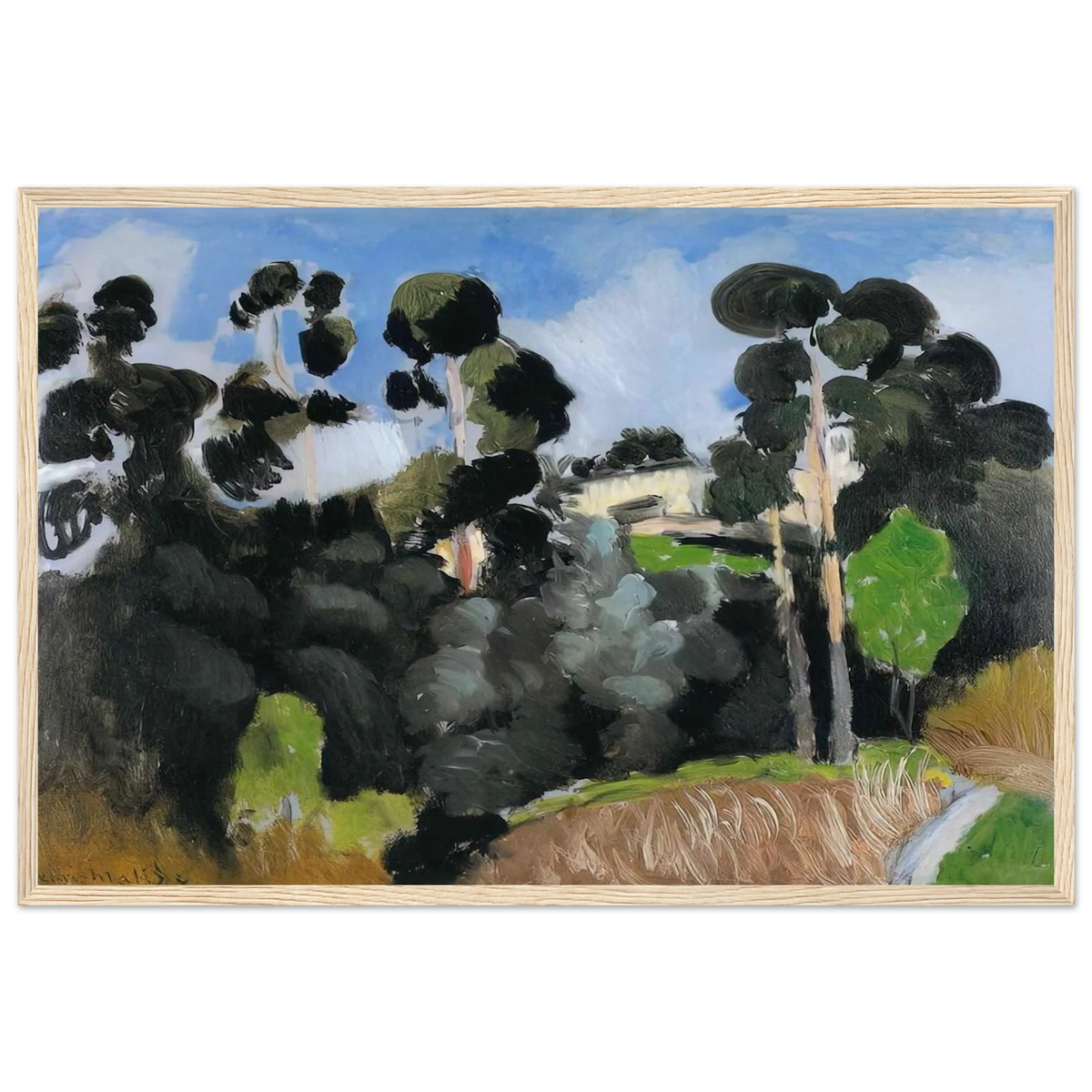 LANDSCAPE 1 Framed Poster | Henri Matisse Framed Prints Wall Art | Henri Matisse Print