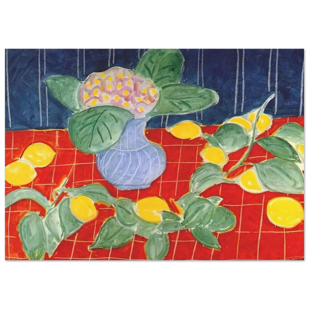 LEMONS AND SAXIFRAGES 1943 Poster | Henri Matisse Poster | Henri Matisse Print
