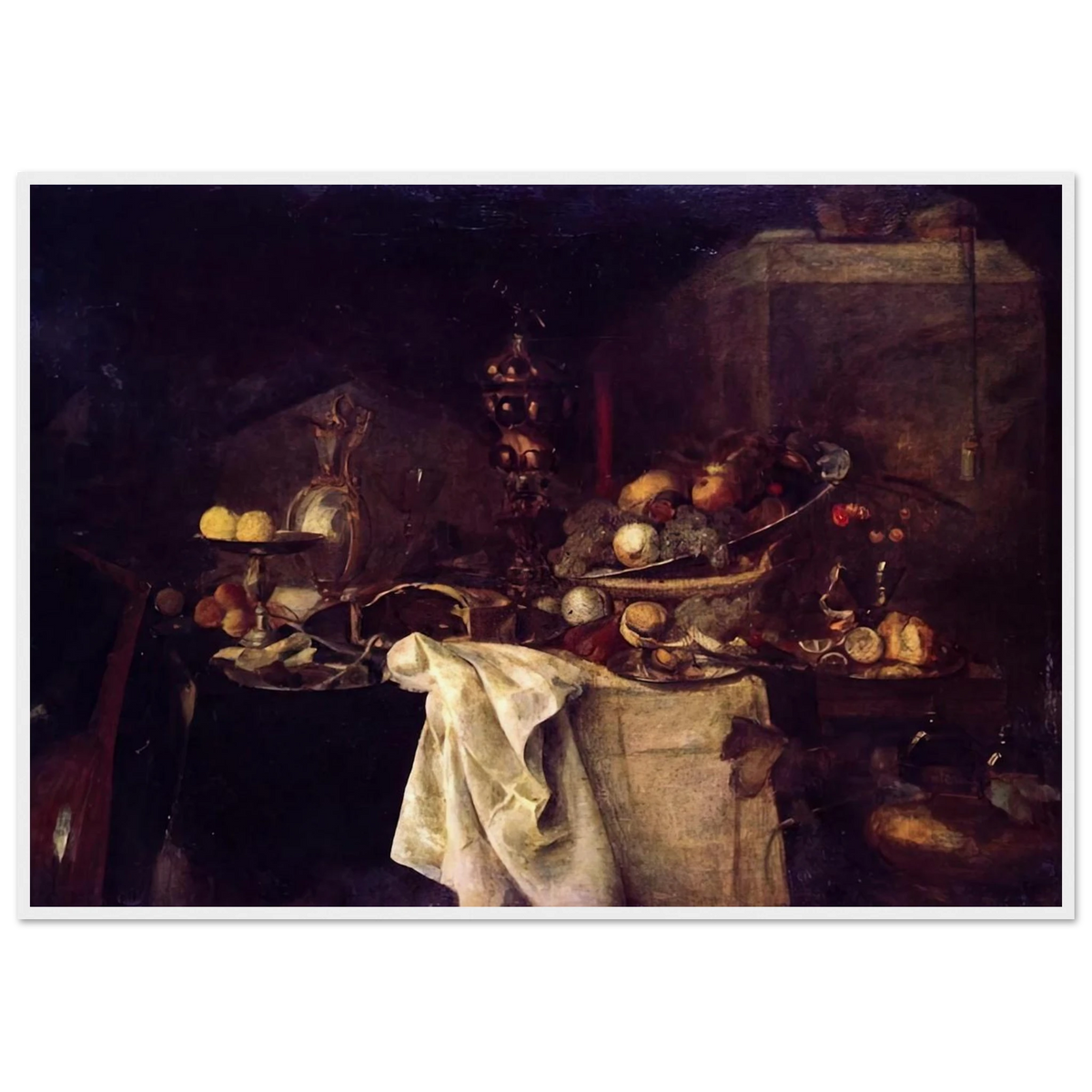 LA DESERTE AFTER JAN DAVIDSZ DE HEEM 1893 Framed Poster | Henri Matisse Framed Prints Wall Art | Henri Matisse Print