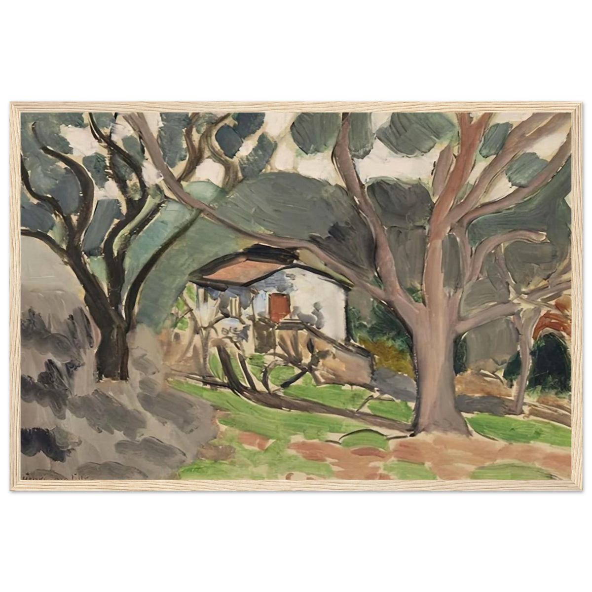 LA MAISONNETTE 1919 Framed Poster | Henri Matisse Framed Prints Wall Art | Henri Matisse Print