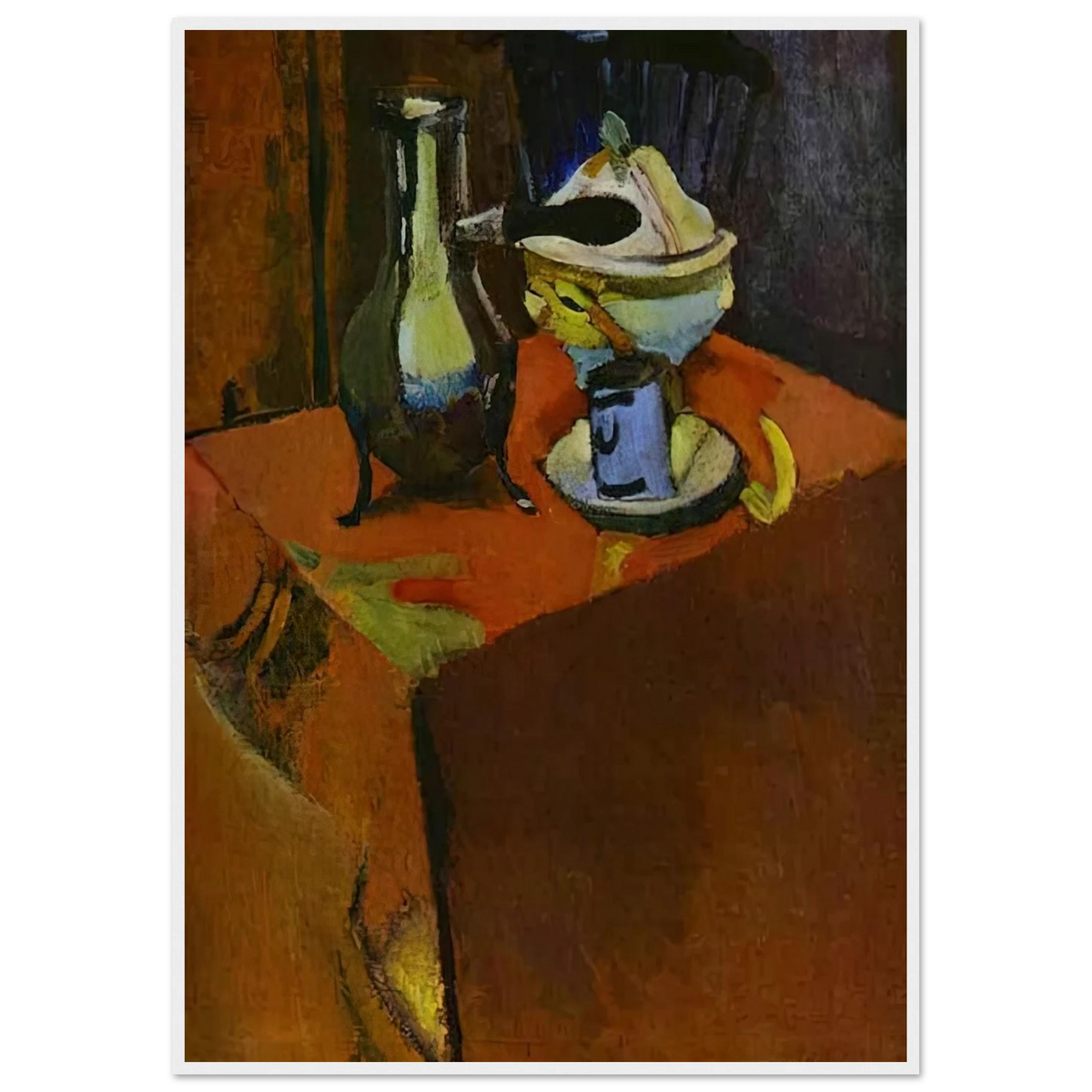 DISHES ON A TABLE 1900 Framed Poster | Henri Matisse Framed Prints Wall Art | Henri Matisse Print