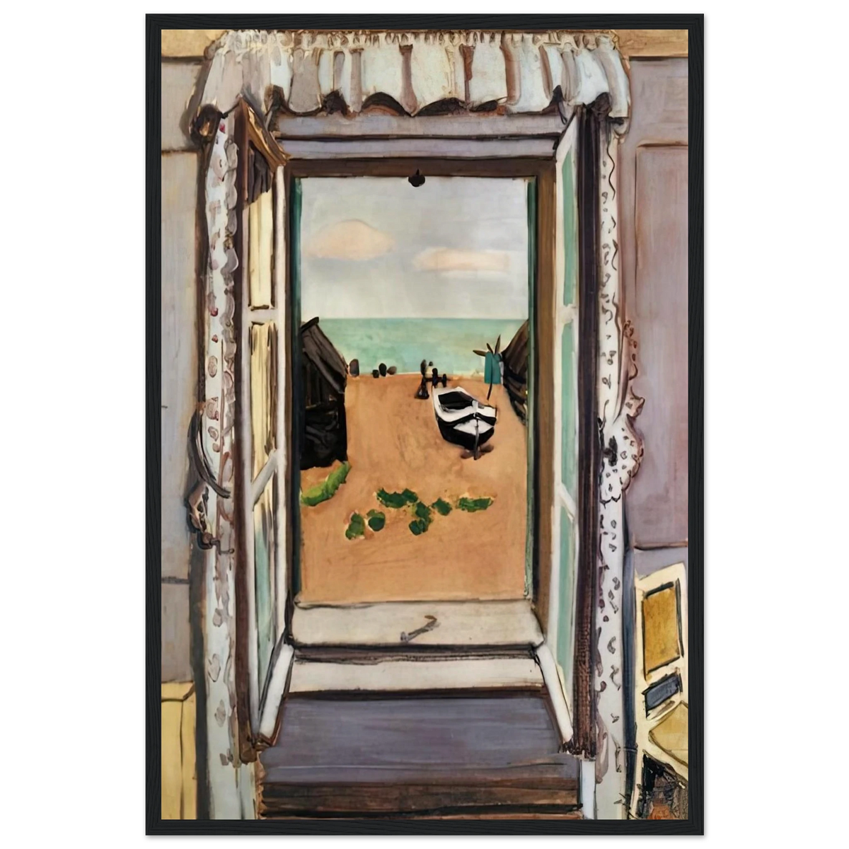 OPEN WINDOW ETRETAT 1920 Framed Poster | Henri Matisse Framed Prints Wall Art | Henri Matisse Print