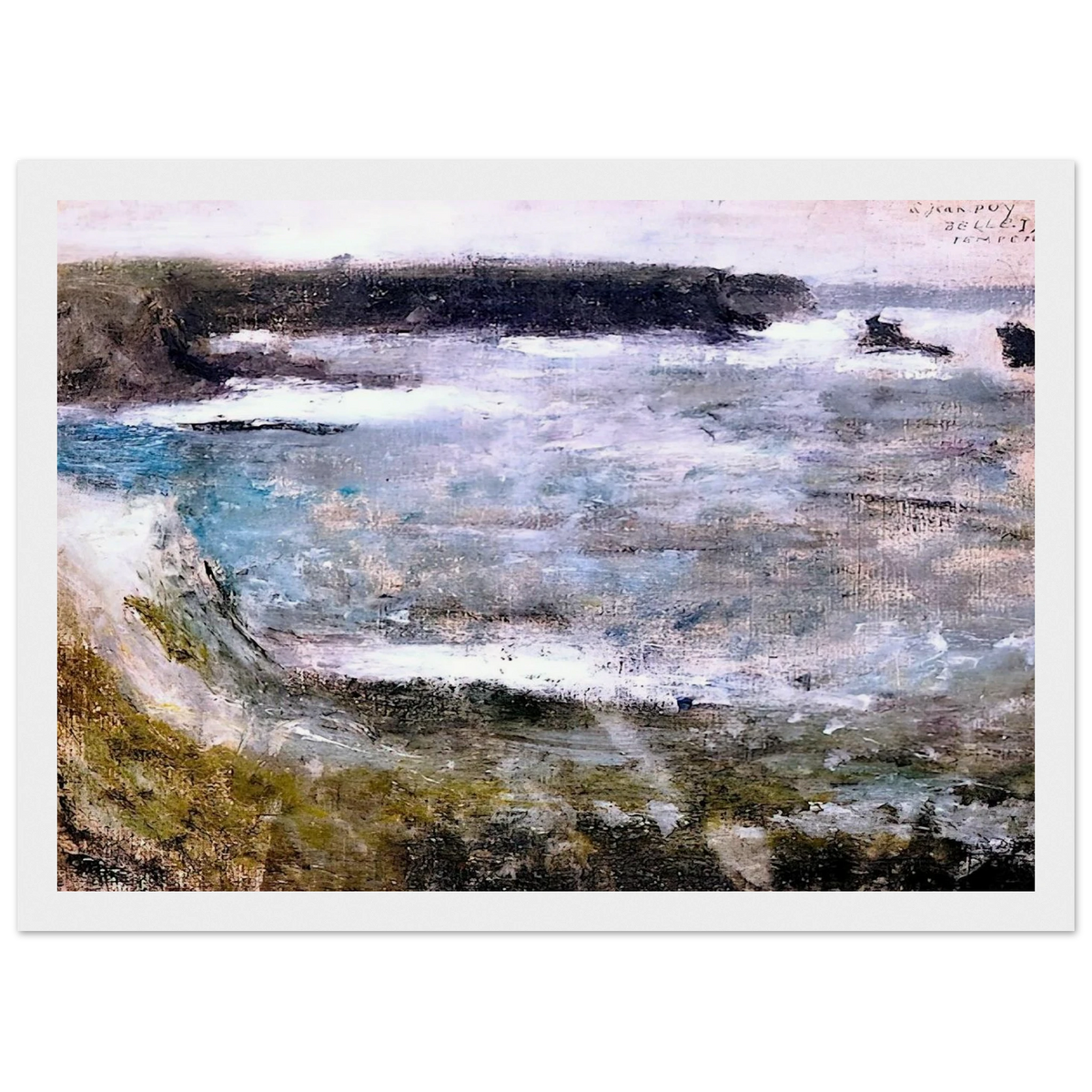 BELLE ISLE TEMPETE 1896 Framed Poster | Henri Matisse Framed Prints Wall Art | Henri Matisse Print