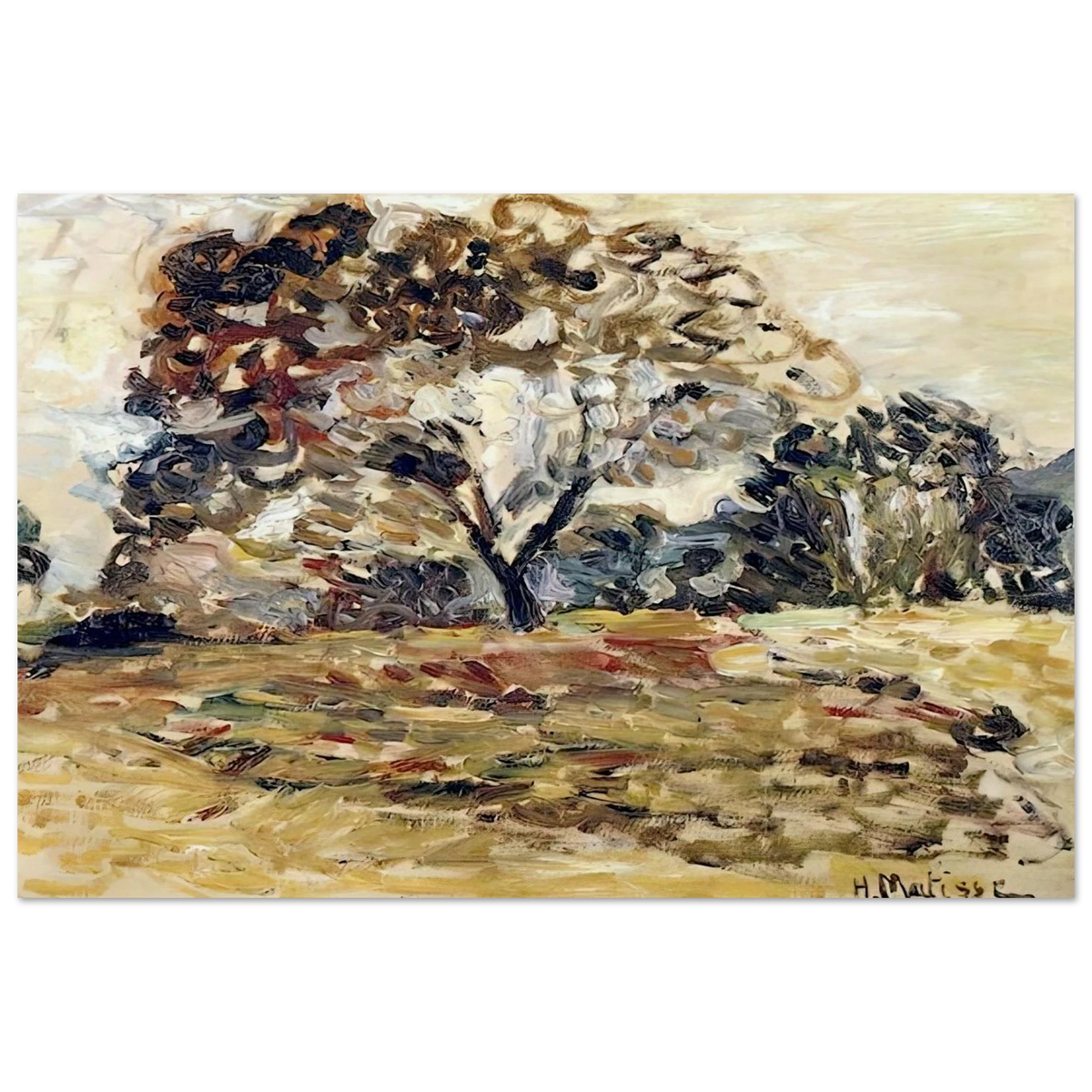 LANDSCAPE OF CORSICA 1898 Poster | Henri Matisse Poster | Henri Matisse Print