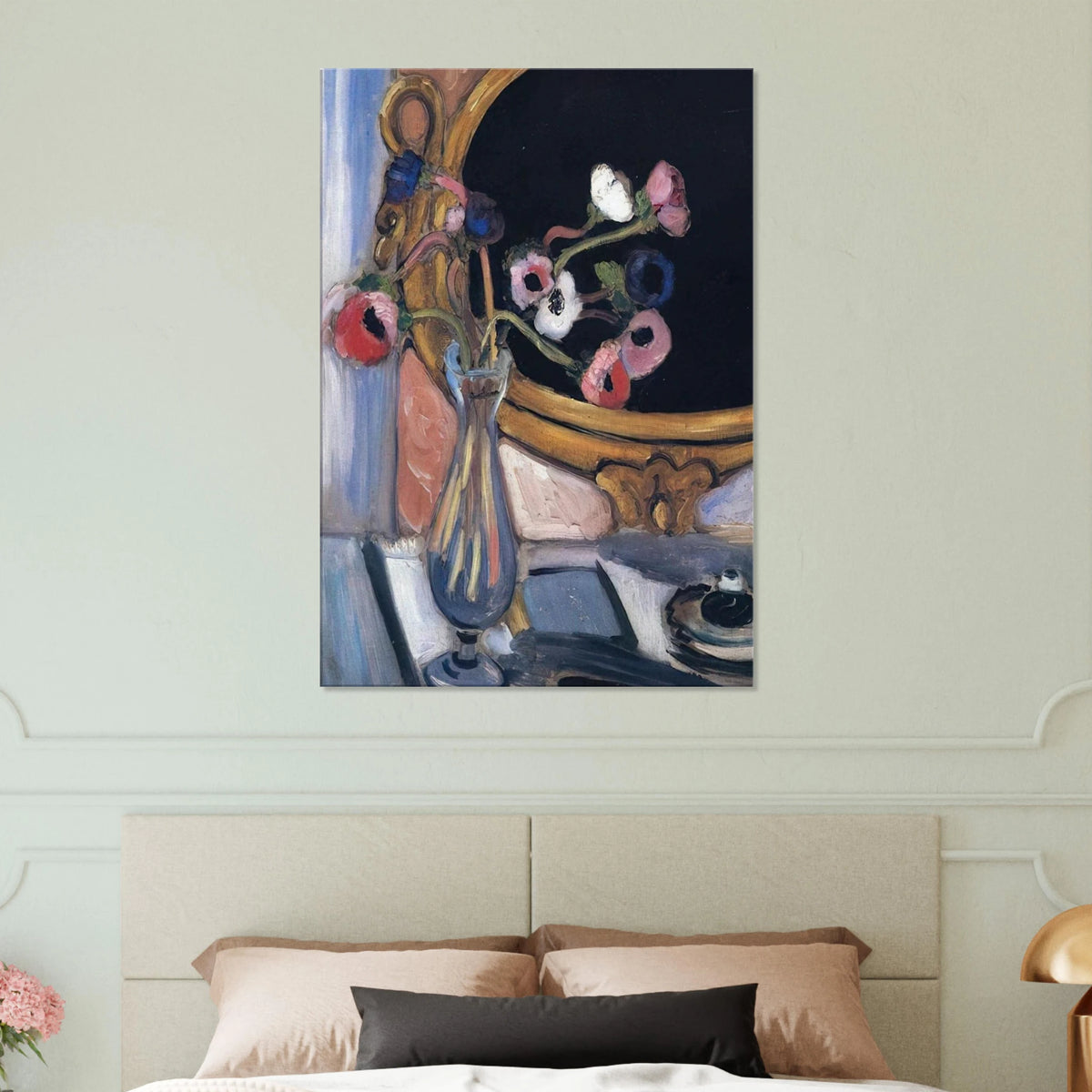 ANEMONE AND MIRROR 1920 Canvas | Henri Matisse Canvas | Henri Matisse Print