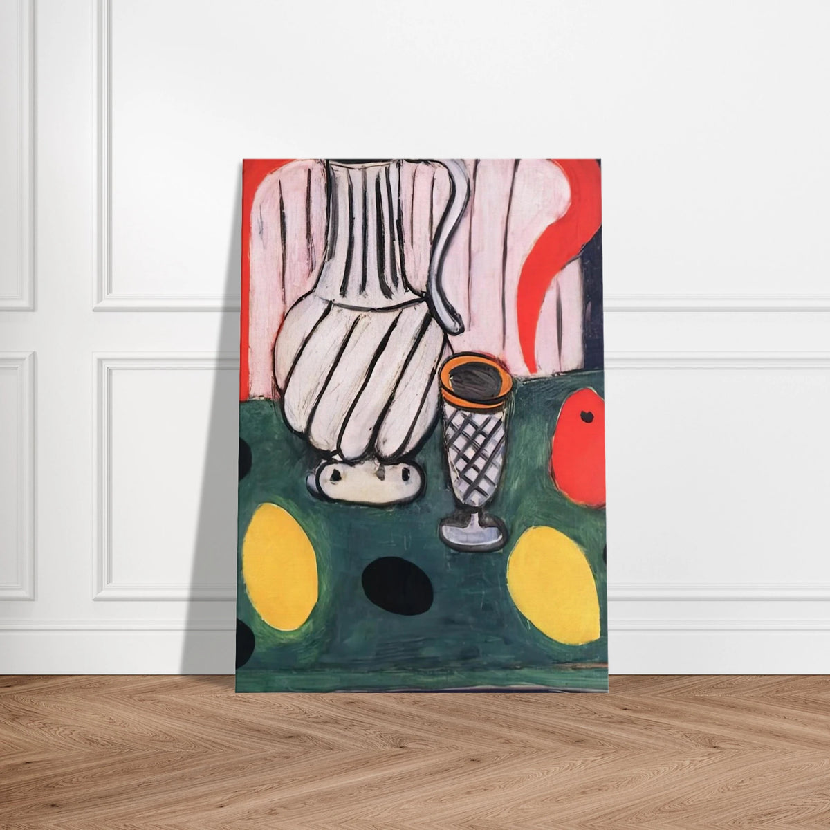 TIN PITCHER LEMON AND ARMCHAIR 1939 Canvas | Henri Matisse Canvas | Henri Matisse Print