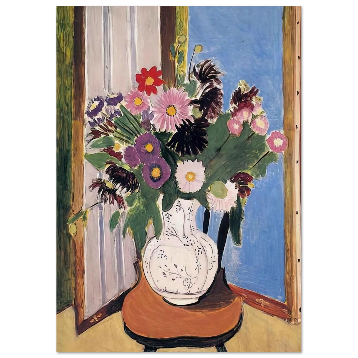 DAISIES 1919 Poster | Henri Matisse Poster | Henri Matisse Print