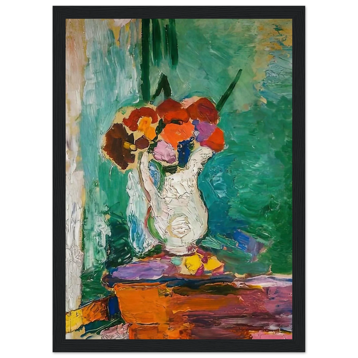 FLOWERS 1907 Framed Poster | Henri Matisse Framed Prints Wall Art | Henri Matisse Print
