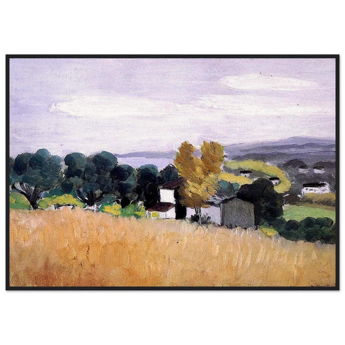 AUTUMN IN CAGNES 1918 Framed Poster | Henri Matisse Framed Prints Wall Art | Henri Matisse Print