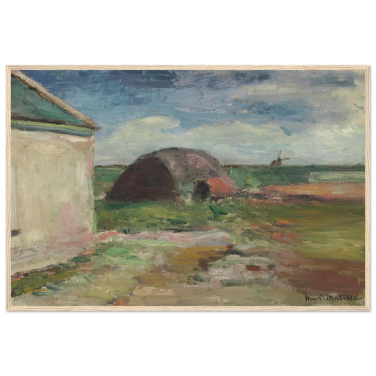 PAYSAGE DE BRETAGNE 1896 Framed Poster | Henri Matisse Framed Prints Wall Art | Henri Matisse Print