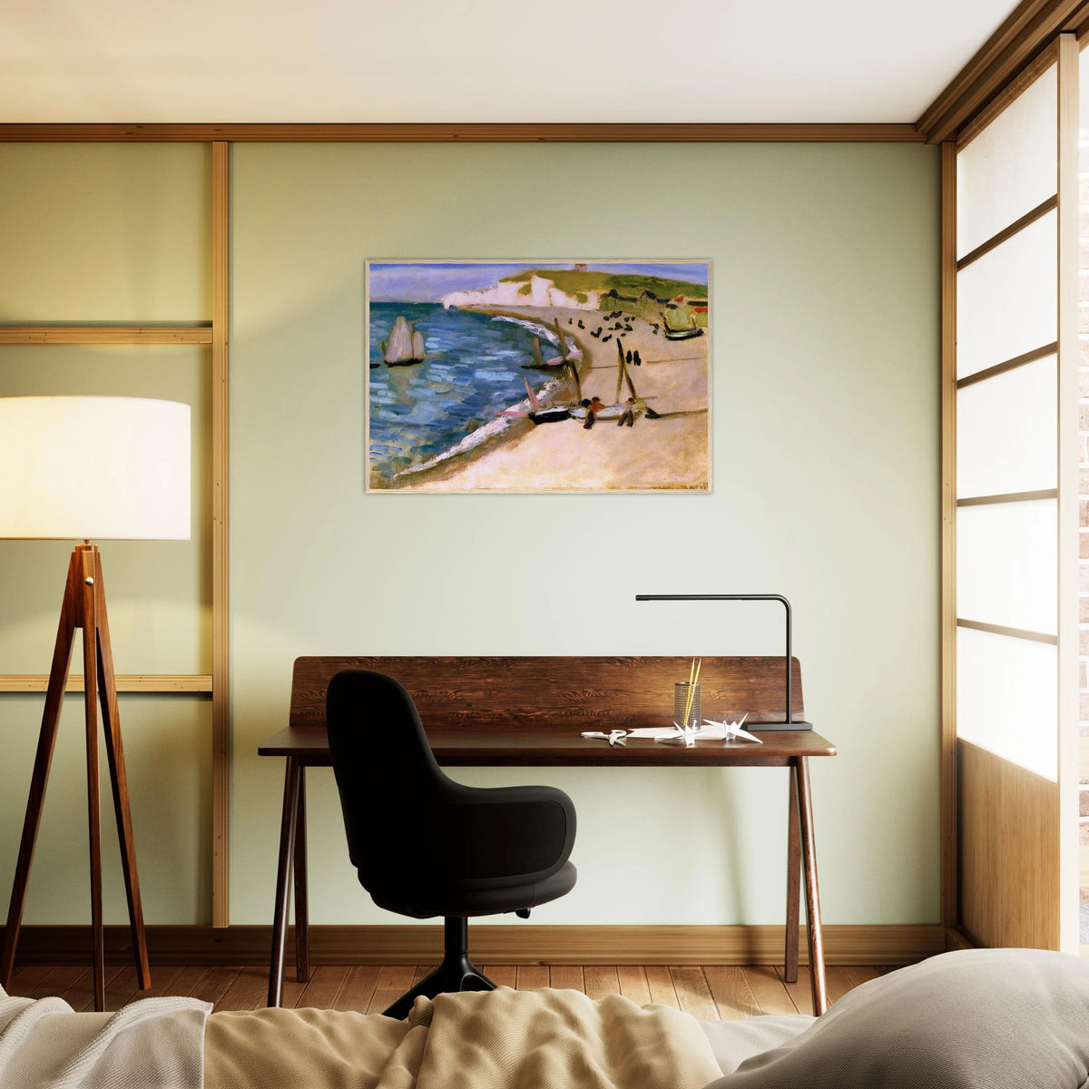 AHT AMONT CLIFFS AT ETRETAT 1921 Framed Poster | Henri Matisse Framed Prints Wall Art | Henri Matisse Print