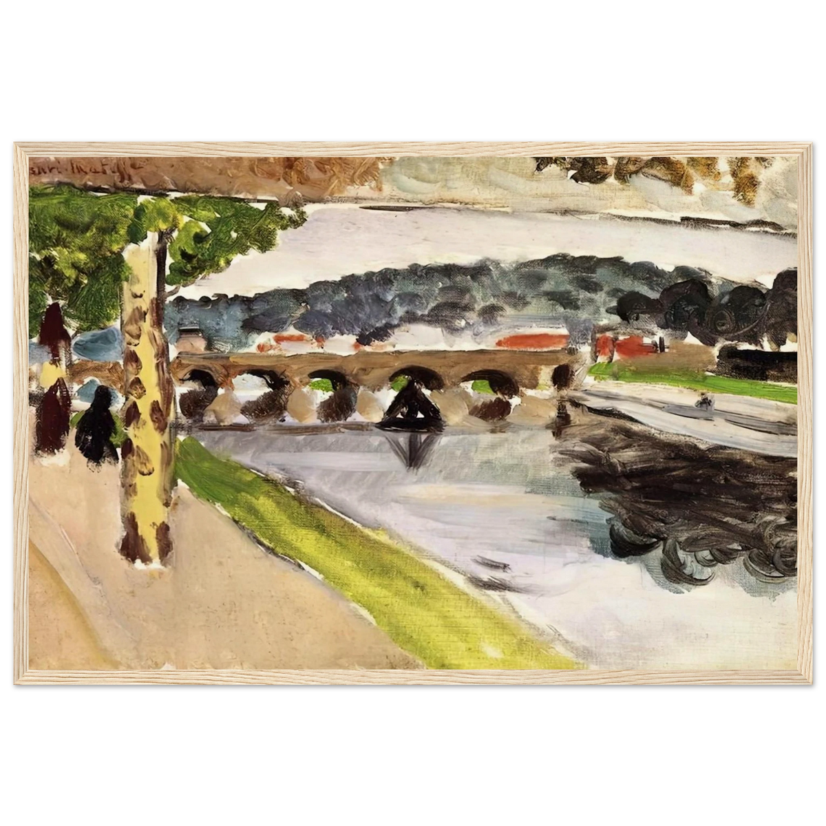 PARADE PLATANES 1917 Framed Poster | Henri Matisse Framed Prints Wall Art | Henri Matisse Print