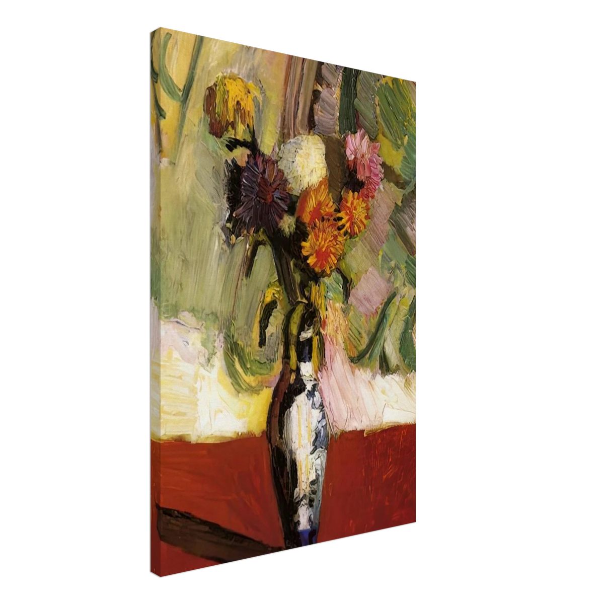 CHRYSANTHEMUMS IN A CHINESE VASE 1902 Canvas | Henri Matisse Canvas | Henri Matisse Print