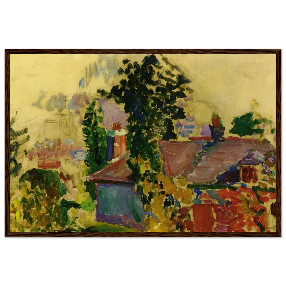 LANDSCAPE 1904 Framed Poster | Henri Matisse Framed Prints Wall Art | Henri Matisse Print
