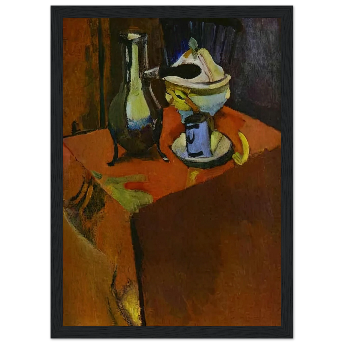 DISHES ON A TABLE 1900 Framed Poster | Henri Matisse Framed Prints Wall Art | Henri Matisse Print