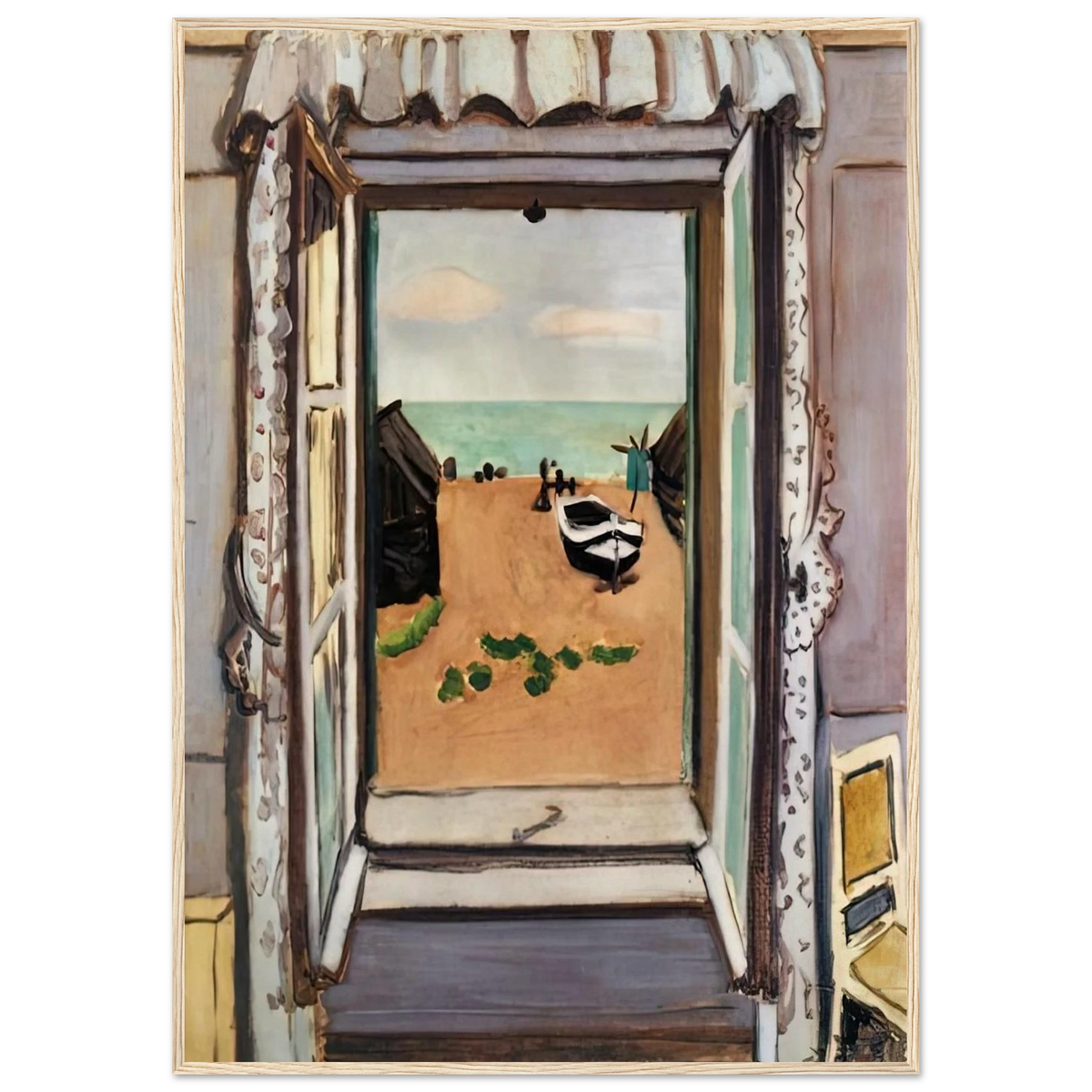 OPEN WINDOW ETRETAT 1920 Framed Poster | Henri Matisse Framed Prints Wall Art | Henri Matisse Print