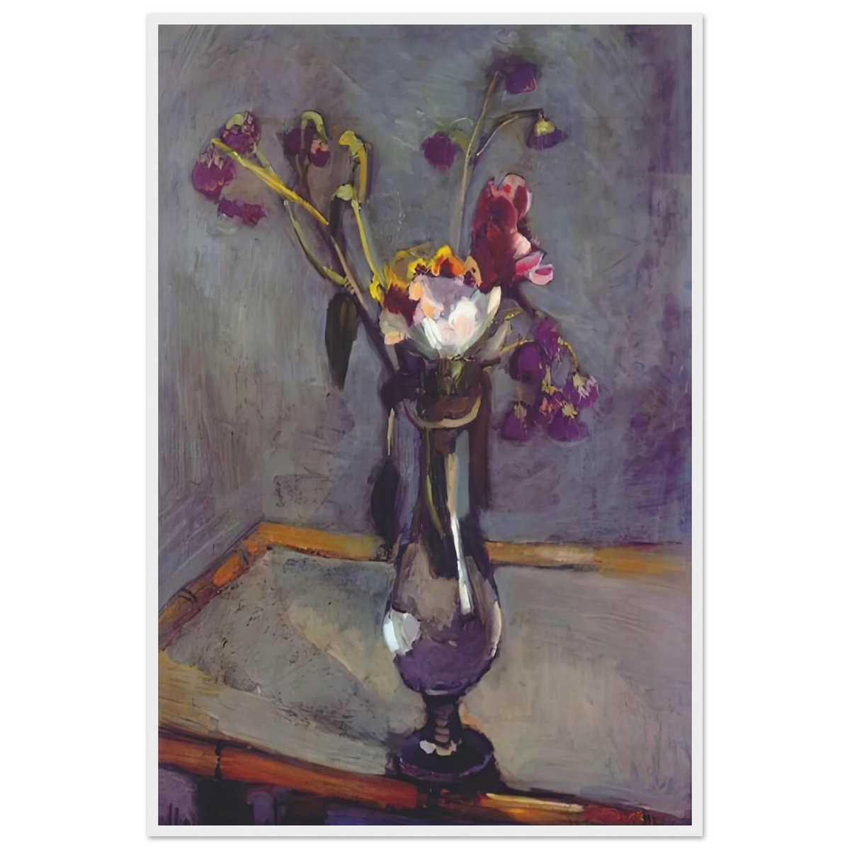 BOUQUET ON A BAMBOO TABLE 1903 Framed Poster | Henri Matisse Framed Prints Wall Art | Henri Matisse Print