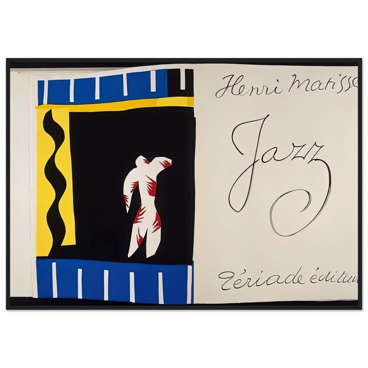 JAZZ BOOK 1947 Framed Poster | Henri Matisse Framed Prints Wall Art | Henri Matisse Print