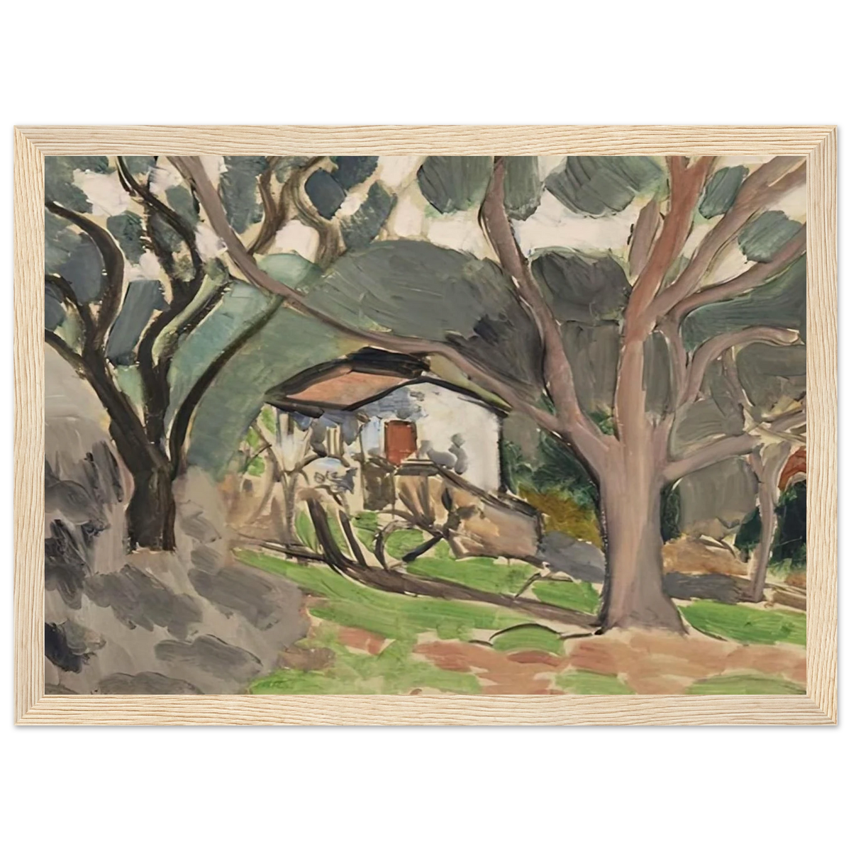 LA MAISONNETTE 1919 Framed Poster | Henri Matisse Framed Prints Wall Art | Henri Matisse Print