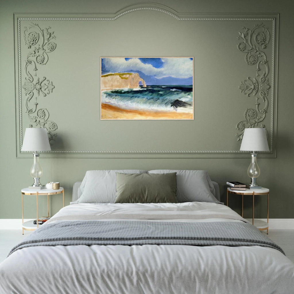 GALE AT ETRETAT 1920 Framed Poster | Henri Matisse Framed Prints Wall Art | Henri Matisse Print