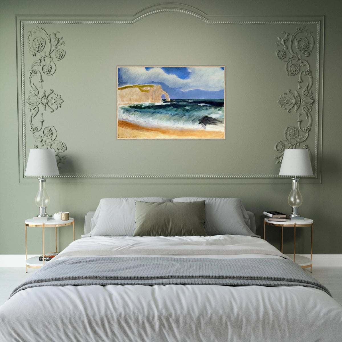 GALE AT ETRETAT 1920 Framed Poster | Henri Matisse Framed Prints Wall Art | Henri Matisse Print