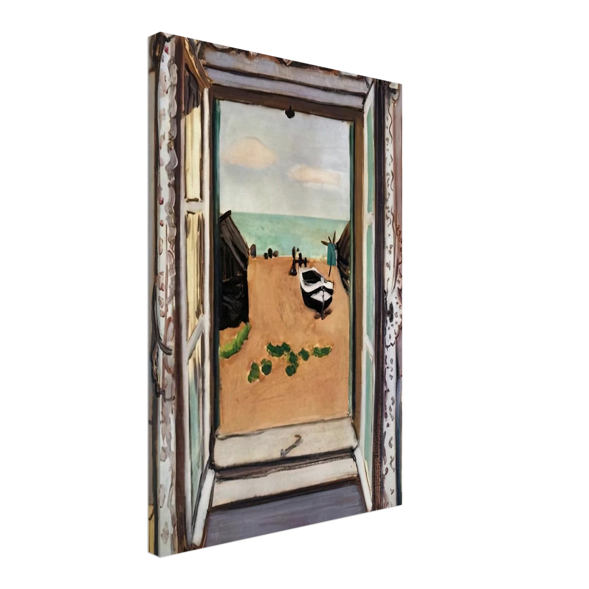 OPEN WINDOW ETRETAT 1920 Canvas | Henri Matisse Canvas | Henri Matisse Print