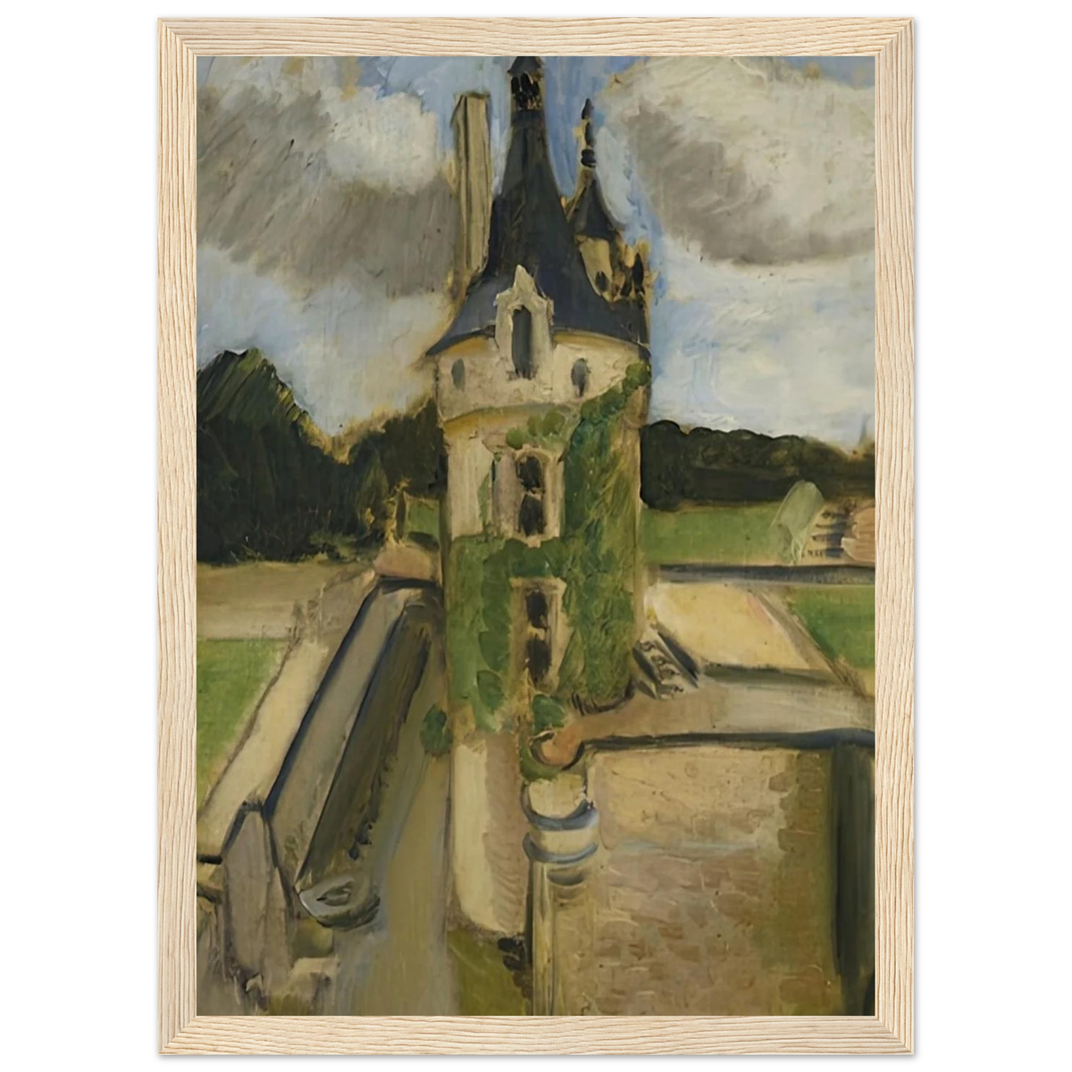 LLA TOUR DE CHENONCEAUX 1917 Framed Poster | Henri Matisse Framed Prints Wall Art | Henri Matisse Print