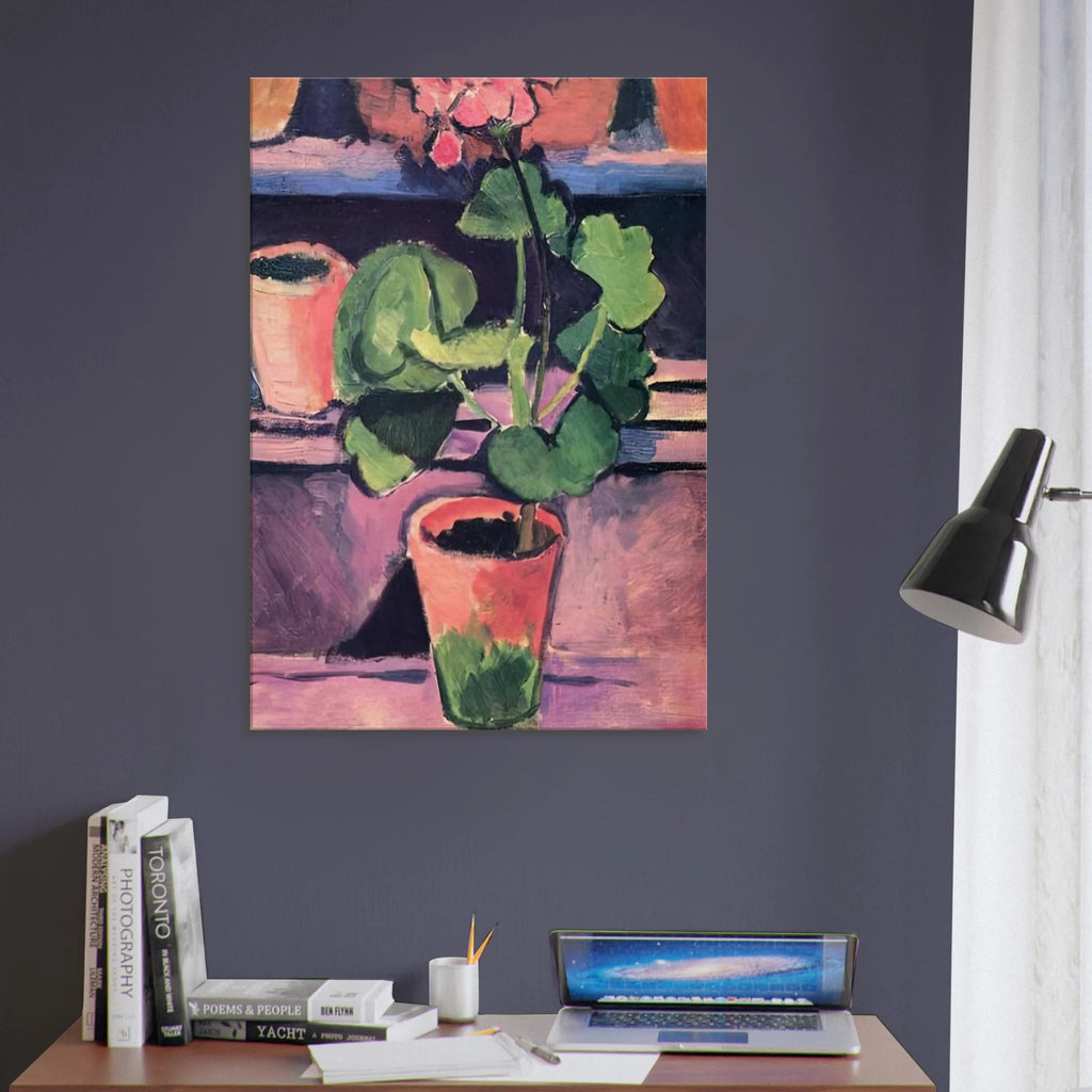 POT OF GERANIUMS 1912 Canvas | Henri Matisse Canvas | Henri Matisse Print