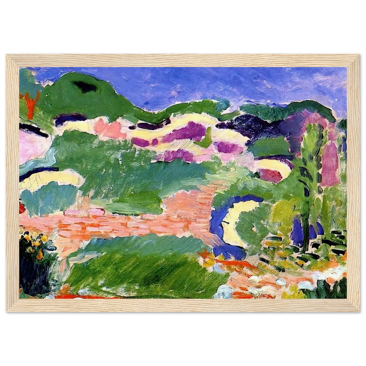 LES GENETS 1905 Framed Poster | Henri Matisse Framed Prints Wall Art | Henri Matisse Print