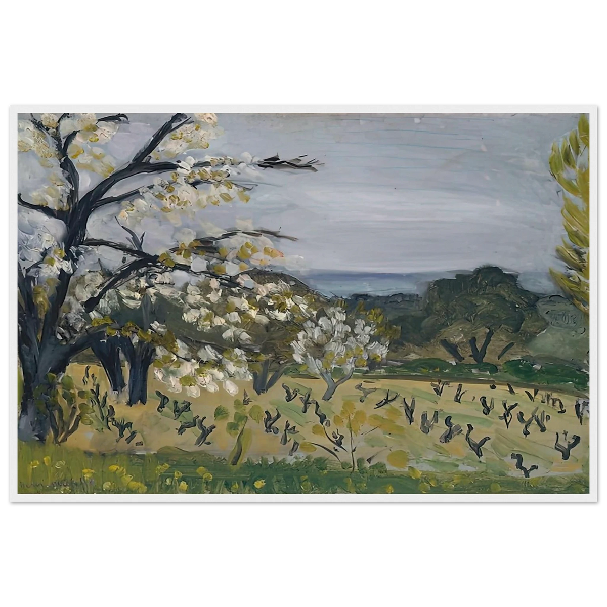 LANDSCAPE NICE 1919 Framed Poster | Henri Matisse Framed Prints Wall Art | Henri Matisse Print