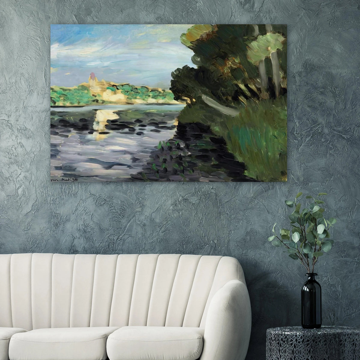 BORDS DE LA SEINE A VETHEUIL 1920 Poster | Henri Matisse Poster | Henri Matisse Print