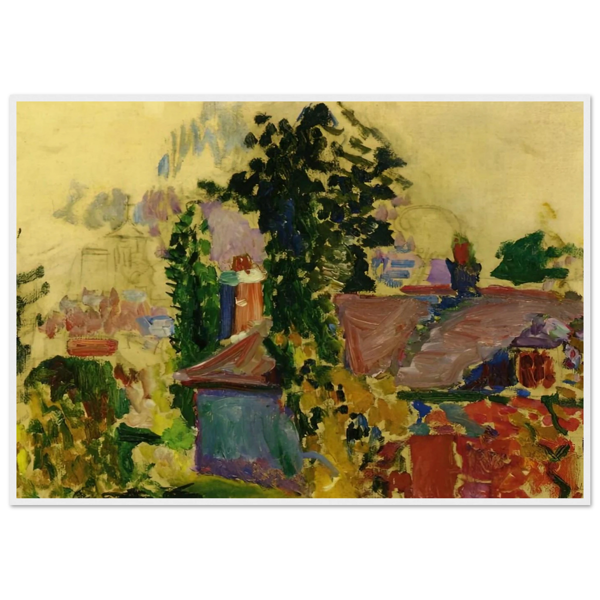 LANDSCAPE 1904 Framed Poster | Henri Matisse Framed Prints Wall Art | Henri Matisse Print