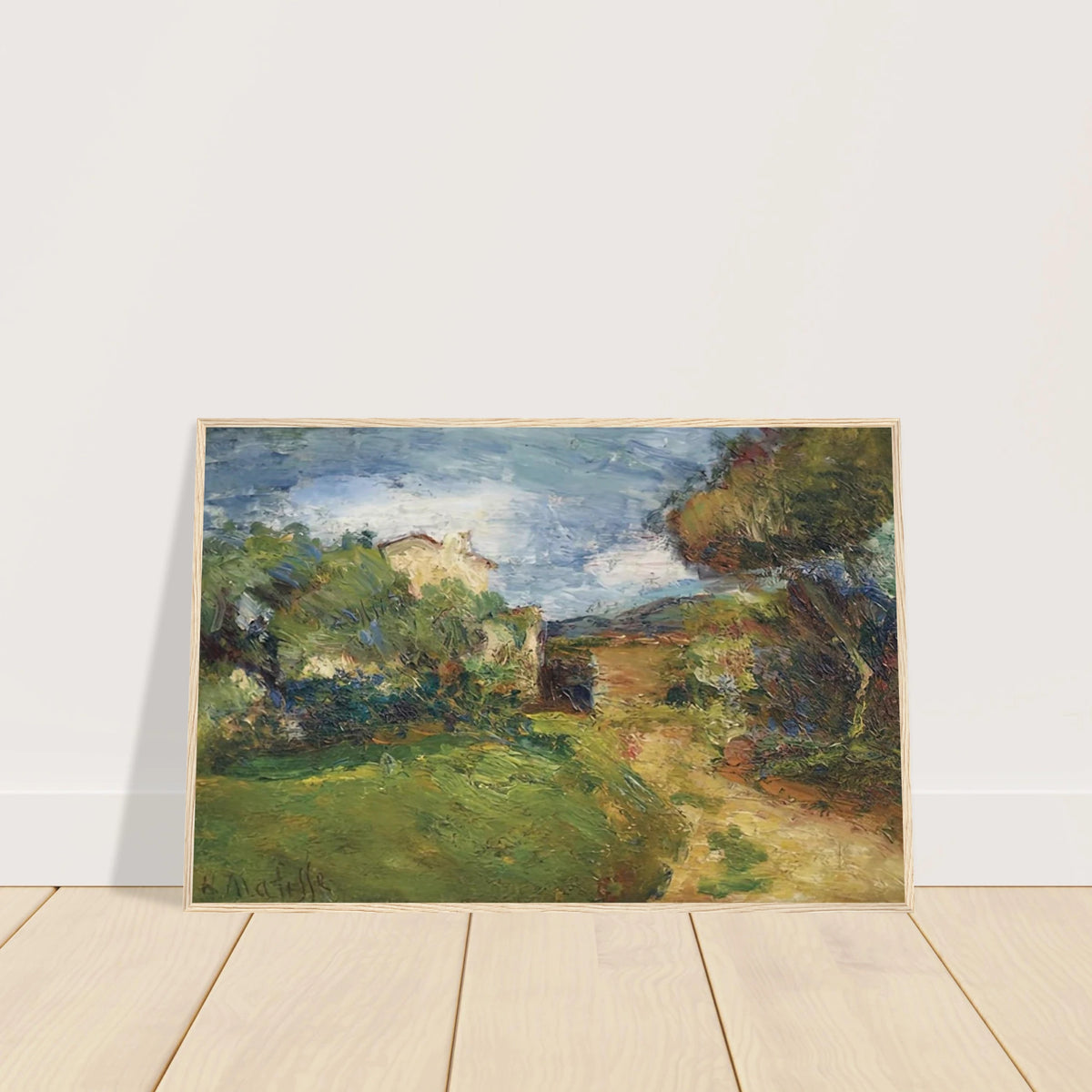 PETIT PAYSAGE CORSE 1898 Framed Poster | Henri Matisse Framed Prints Wall Art | Henri Matisse Print