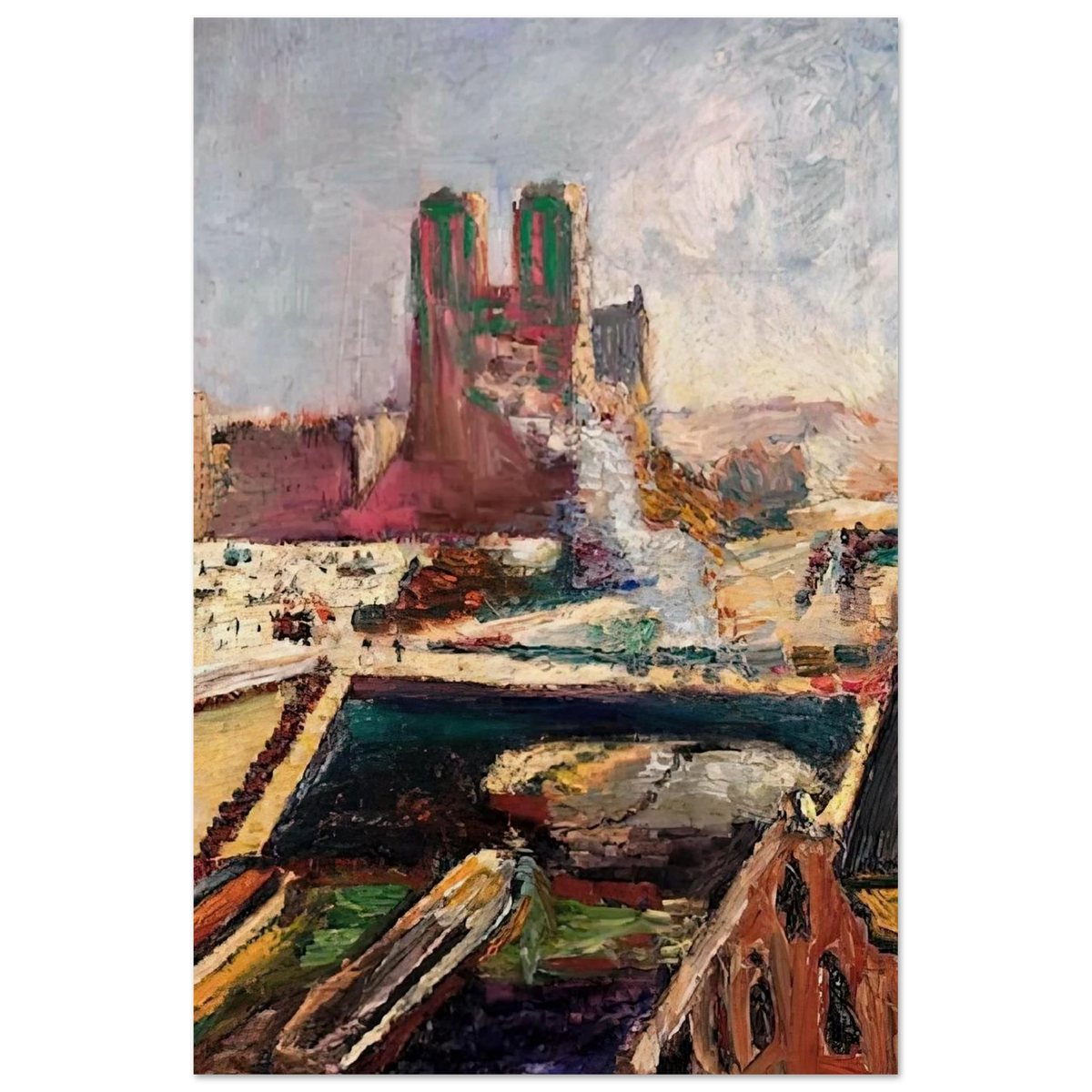 NOTRE DAME 1900 Poster | Henri Matisse Poster | Henri Matisse Print