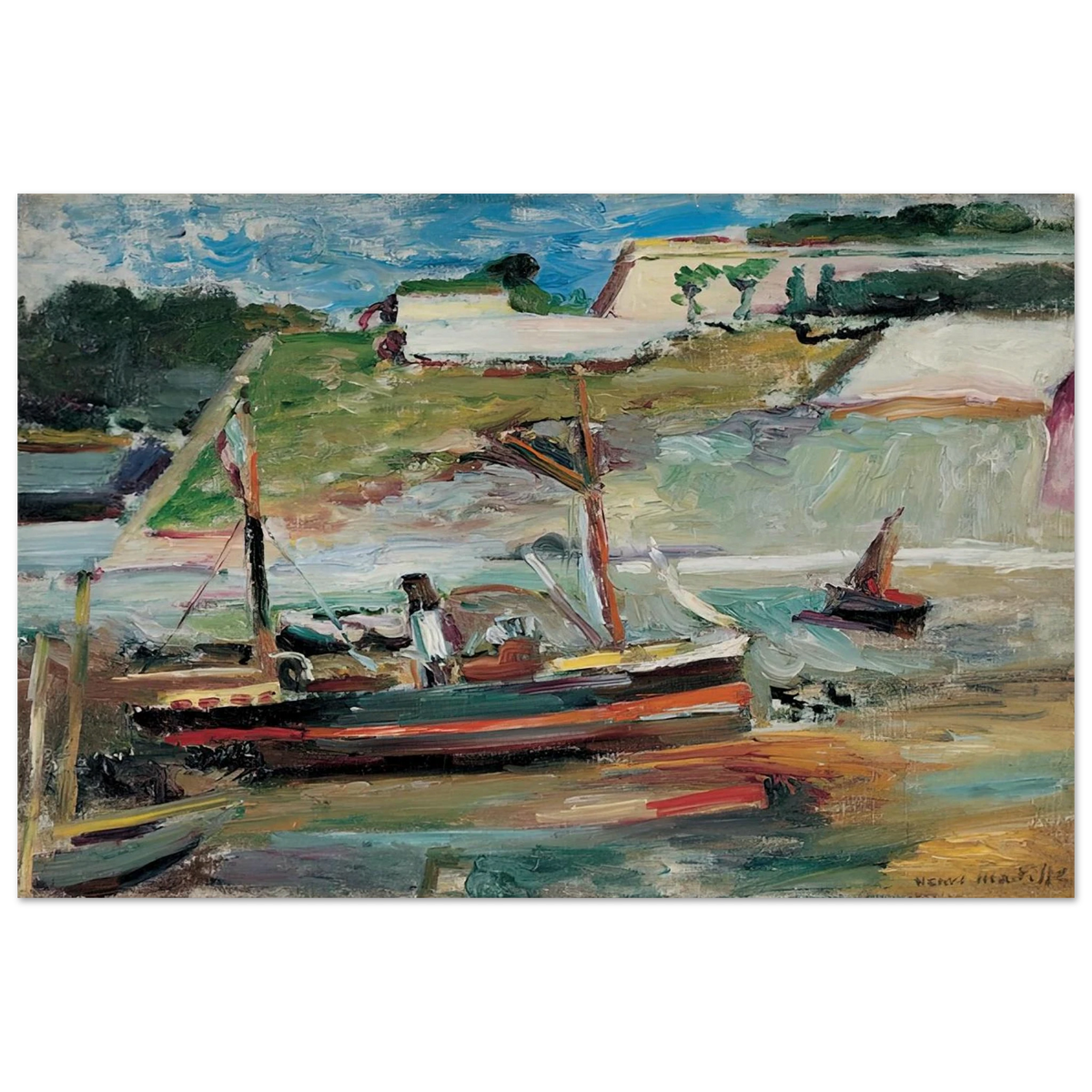 BELLE ILE LE PORT DE PALAIS 1896 Poster | Henri Matisse Poster | Henri Matisse Print