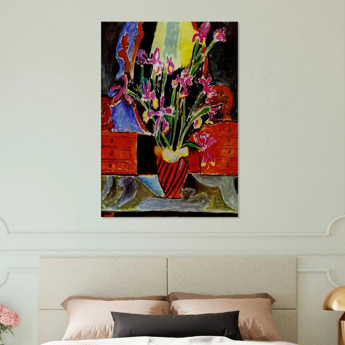 VASE OF IRISES 1912 Canvas | Henri Matisse Canvas | Henri Matisse Print