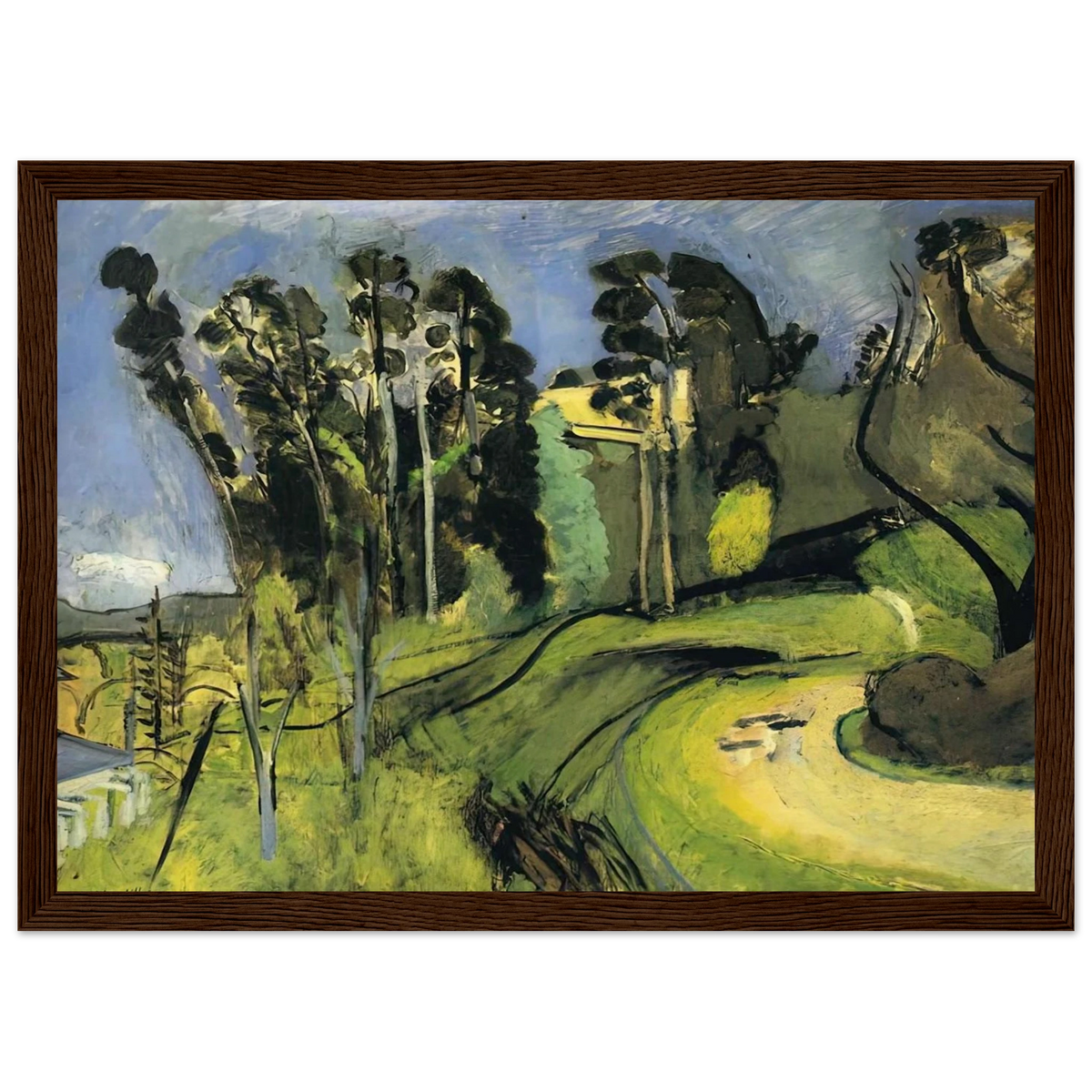 MONTALBAN LANDSCAPE 1918 Framed Poster | Henri Matisse Framed Prints Wall Art | Henri Matisse Print