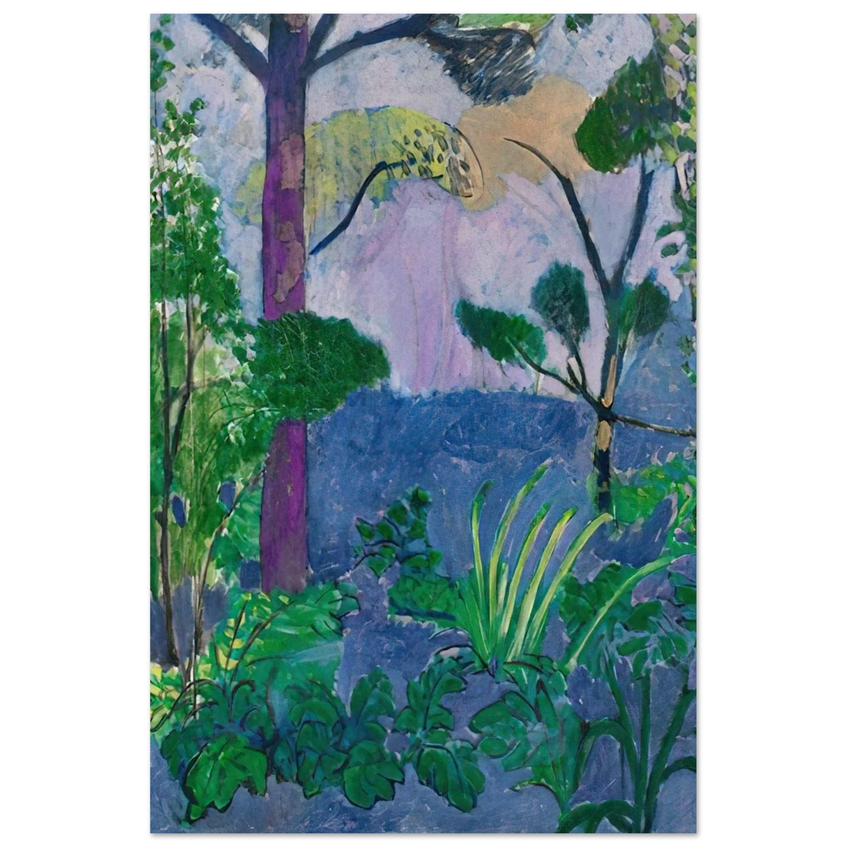 ACANTHUS MOROCCAN LANDSCAPE 1912 Poster | Henri Matisse Poster | Henri Matisse Print
