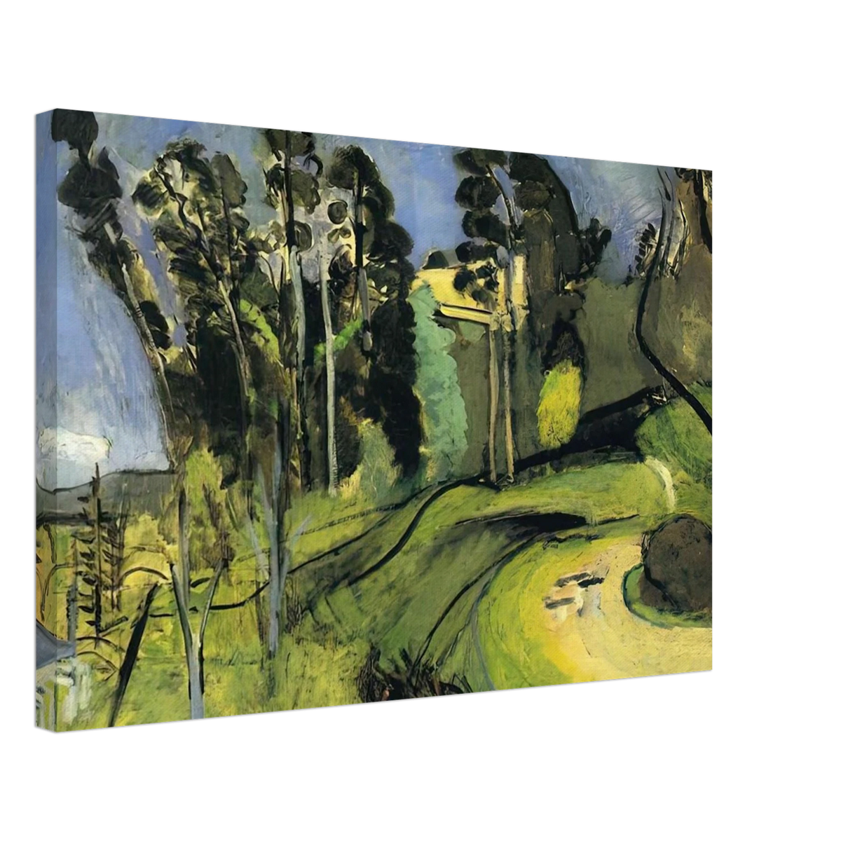 MONTALBAN LANDSCAPE 1918 Canvas | Henri Matisse Canvas | Henri Matisse Print