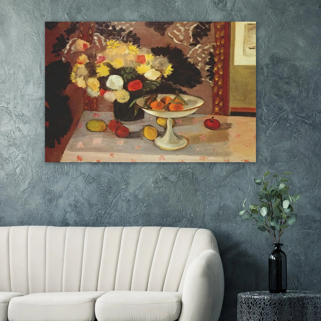 STILL LIFE BOUQUET AND COMPOTIER 1925 Poster | Henri Matisse Poster | Henri Matisse Print